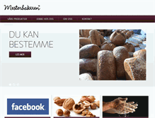Tablet Screenshot of mesterbakeren.no